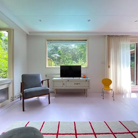 Kleurrijk Huisje Voor 5-personen Op De Veluwe シャレー *